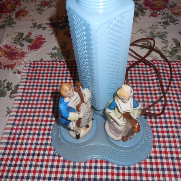 none Other - Vintage Porcelain Lamp